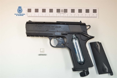 Detenido un joven por disparar en Badajoz con una pistola 'airsoft' sobre un menor al que hirió en un ojo
