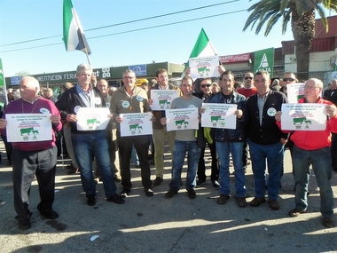 UPA-UCE Extremadura reivindica en Trujillo (Cáceres) 