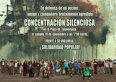 Manifiesto en defensa de un vecino, amigo y compañero brutalmente agredido