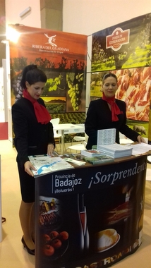La Diputación de Badajoz muestra su oferta turística en la Feria Iberoamericana de Gastronomía de Mérida