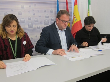 Un convenio con el Ayuntamiento de Mérida permitirá a la Joven Orquesta utilizar diferentes instalaciones de la ciudad