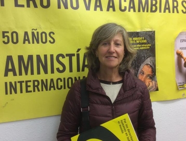 Remedios Tierno, nueva coordinadora de Amnistía Internacional Extremadura