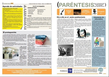 Internos de la cárcel de Badajoz muestran su día a día en un periódico que busca dar visibilidad a la población reclusa