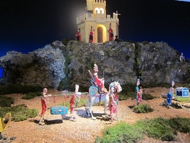 La Fundación Mercedes Calles de Cáceres vuelve a exhibir un belén de plastilina ante el éxito de hace dos años
