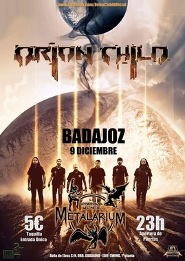 Orion Child presenta en Badajoz su último disco, 