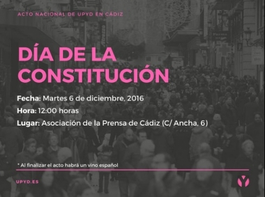 UPYD pide reformar la CE para garantizar más igualdad