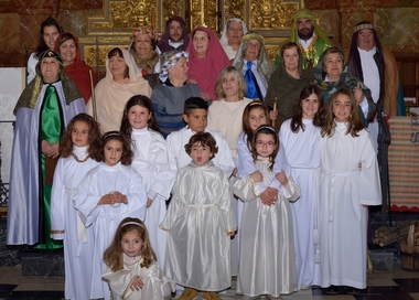 Más de 35 personas participa en la representación del Auto Sacramental en Torrejón El Rubio