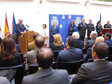 Los nuevos comisarios de Badajoz y Mérida toman posesión en un acto presidido por Germán López Iglesias