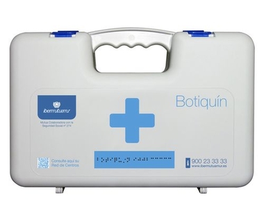 Ibermutuamur señalizará sus botiquines en braille