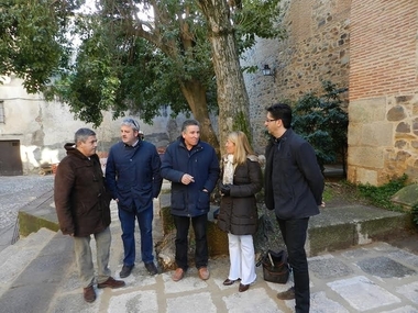 El parque de la plaza de Canilleros en Cáceres se podrá disfrutar en quince días tras las obras de reforma