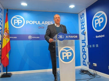 Monago señala el Congreso del PP como una 