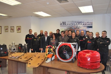 El CPEI entrega material para los parques de bomberos de la provincia con una inversión que supera los 150.000 euros
