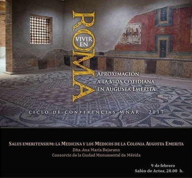 Una arqueóloga ofrece este jueves en el Museo Romano de Mérida una charla sobre medicina en la Colonia Augusta Emerita