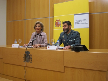 Unos 400 agentes de la Guardia Civil participarán esta semana en una campaña de control de camiones en Extremadura