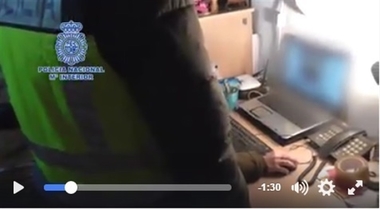 Dos detenidos en Badajoz en el marco de una operación nacional contra la pornografía infantil
