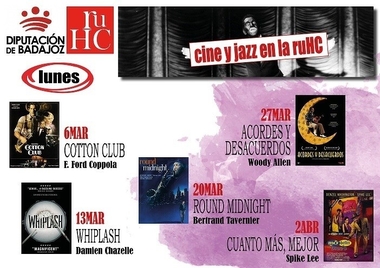 La Residencia Universitaria Hernán Cortés de Badajoz programa un nuevo ciclo de cine y jazz