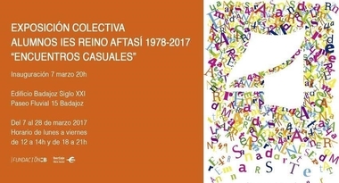 Una exposición colectiva recoge obras de antiguos alumnos del Instituto Reino Aftasí de Badajoz