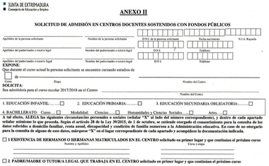 El modelo de escolarización para el próximo curso en Extremadura incluye aspectos de 