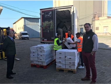 La Federación Extremeña de Caza entrega 1.500 kilos de carne de jabalí al Banco de Alimentos de Badajoz