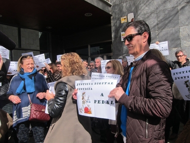 Trabajadores de Justicia de Cáceres protestan por la digitalización del sistema que ha ralentizado los procesos