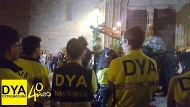 DYA Extremadura atiende durante el Miércoles Santo en Cáceres a seis personas, todas de carácter leve