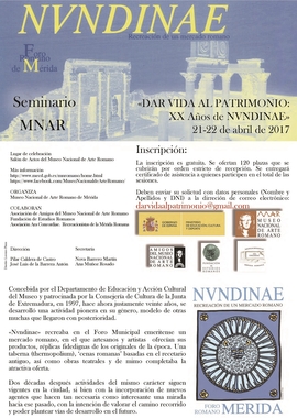 El Museo de Arte Romano de Mérida abordará la recreación de mercados romanos en un seminario el 21 y 22 de abril