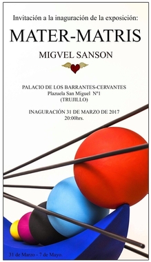 Una exposición del artista Miguel Sansón aborda en Trujillo (Cáceres) el papel de la mujer como 