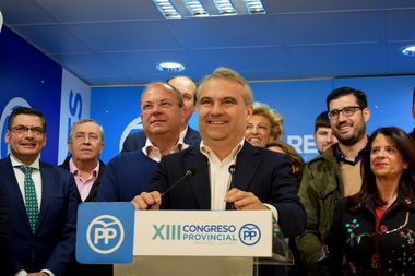 Francisco Javier Fragoso, único candidato, no tendrá competencia para seguir liderando el PP provincial de Badajoz