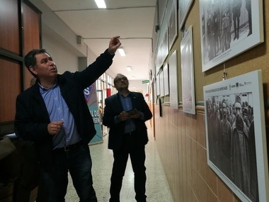 Una exposición de fotografías conmemora en Cáceres el 72 aniversario de la liberación del campo de Mauthausen