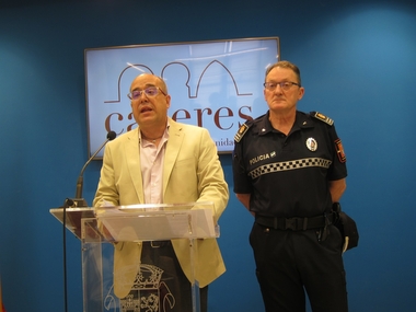 Cáceres duplica la presencia policial en la calle durante el festival Womad que arranca este jueves
