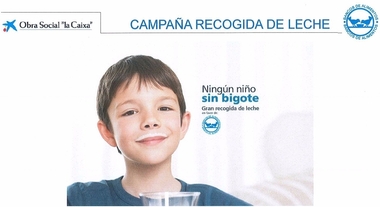 Las 23 oficinas de La Caixa en Cáceres recogerán leche para el Banco de Alimentos