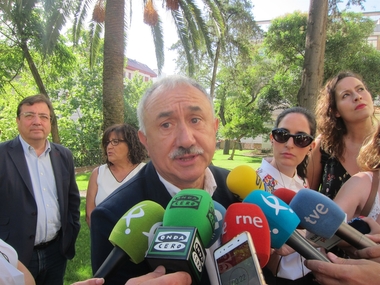 El secretario general de UGT defiende un impuesto 