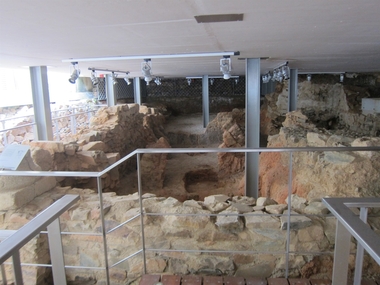 Los restos romanos del Palacio de Mayoralgo en Cáceres se abrirán al público este verano