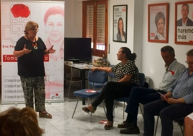 Eva Pérez se compromete a 