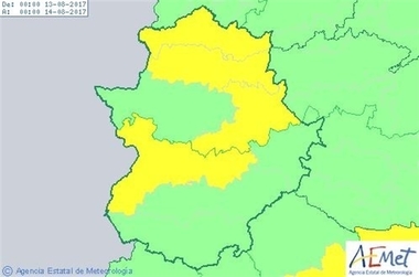 Los avisos por calor regresan a Extremadura este domingo