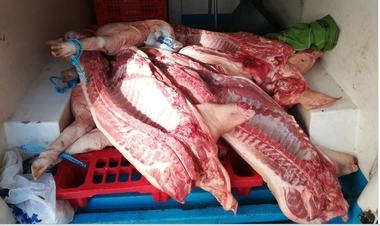  Intervenidos en Badajoz 400 kilos de productos cárnicos en 
