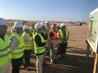 La Junta marca su hoja de ruta en la Plataforma Logística de Badajoz con una inversión de 45 millones de euros