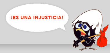 ¡No es justo, no es justo esto es una injusticia!