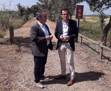La Junta invierte más de 200.000 euros en el acondicionamiento de la Vía Verde Vegas del Guadiana