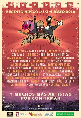 Extremúsika 2019 vuelve a Cáceres con un día más de Festival que la última edición.
