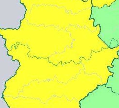 El 112 amplia hoy a las comarcas cacereñas de Villuercas e Ibores la alerta amarilla por tormentas