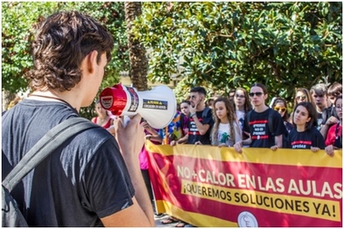 Los estudiantes consiguen la mayoría de sus reivindicaciones por el calor: La CEB llega a un acuerdo con la Consejera de Educación