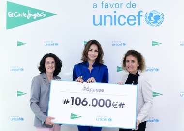 El Corte Inglés entrega 106.000 a UNICEF gracias a los Juguetes Solidarios
