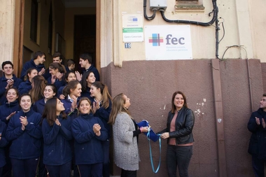 La directora general de Acción Exterior participa en la entrega al colegio Sagrada Familia de Badajoz del título de Escuela Embajadora Europea