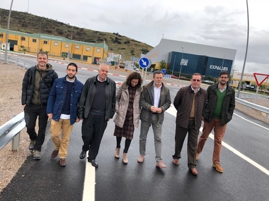 La consejera de Economía destaca la mejora de la EX-360, de Villafranca a Fuente del Maestre, tras la importante inversión realizada en las obras
