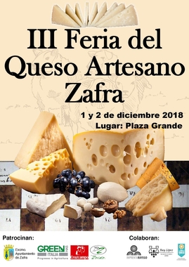 Zafra acoge la III Feria del Queso Artesano los días 1 y 2 de Diciembre
