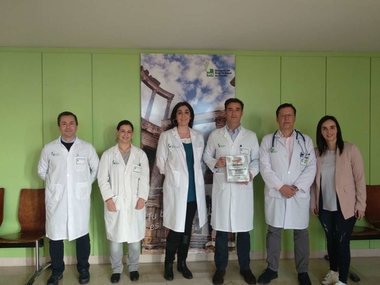 El Servicio de Neumología del Hospital de Mérida, Premio Syneos por la calidad de su trabajo en un ensayo clínico sobre EPOC
