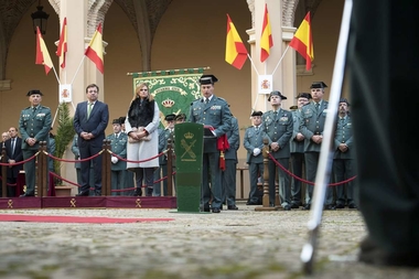 El presidente de la Junta de Extremadura asiste a la toma de posesión del nuevo general jefe de la Tercera Zona de la Guardia Civil