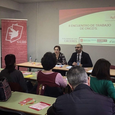 Calle anima a defender la cooperación como uno de los símbolos de la Extremadura más justa y solidaria