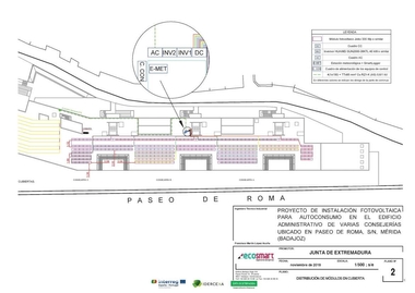La Junta de Extremadura licita la instalación de un equipo autoconsumo en el edificio administrativo de Morerías, en Mérida